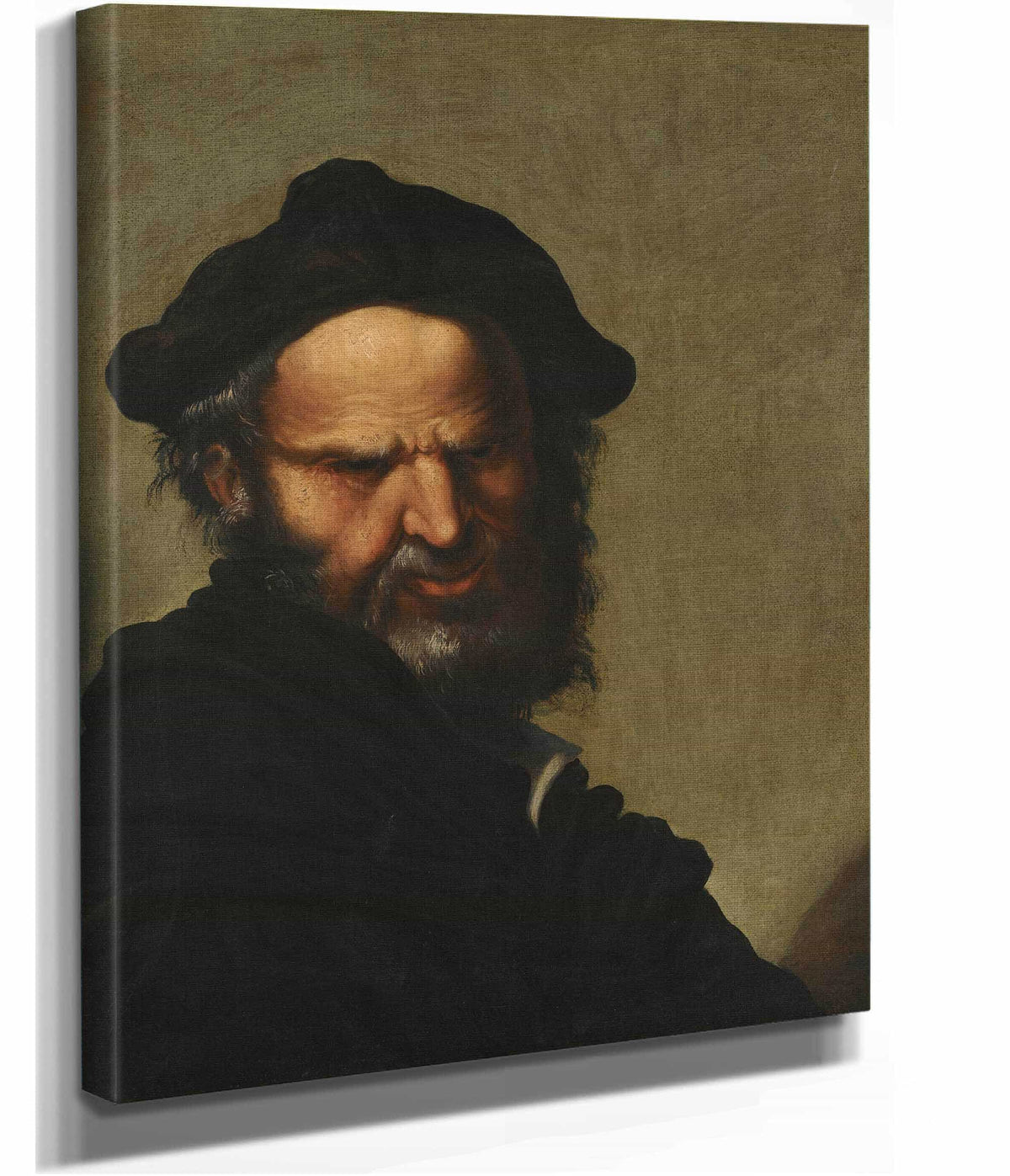 Head Of A Philosopher by Salvator Rosa