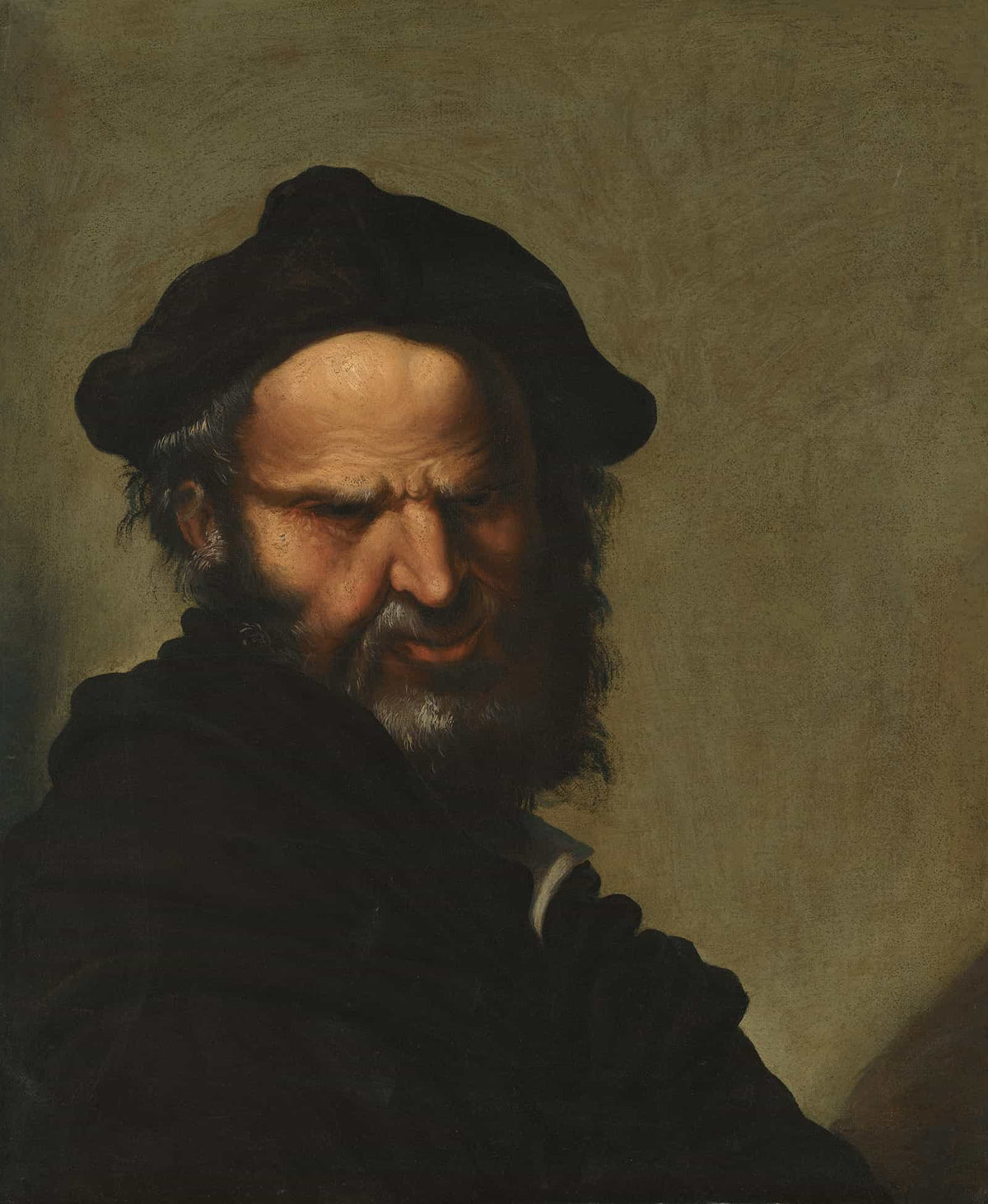 Head Of A Philosopher by Salvator Rosa