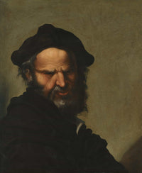 Head Of A Philosopher by Salvator Rosa