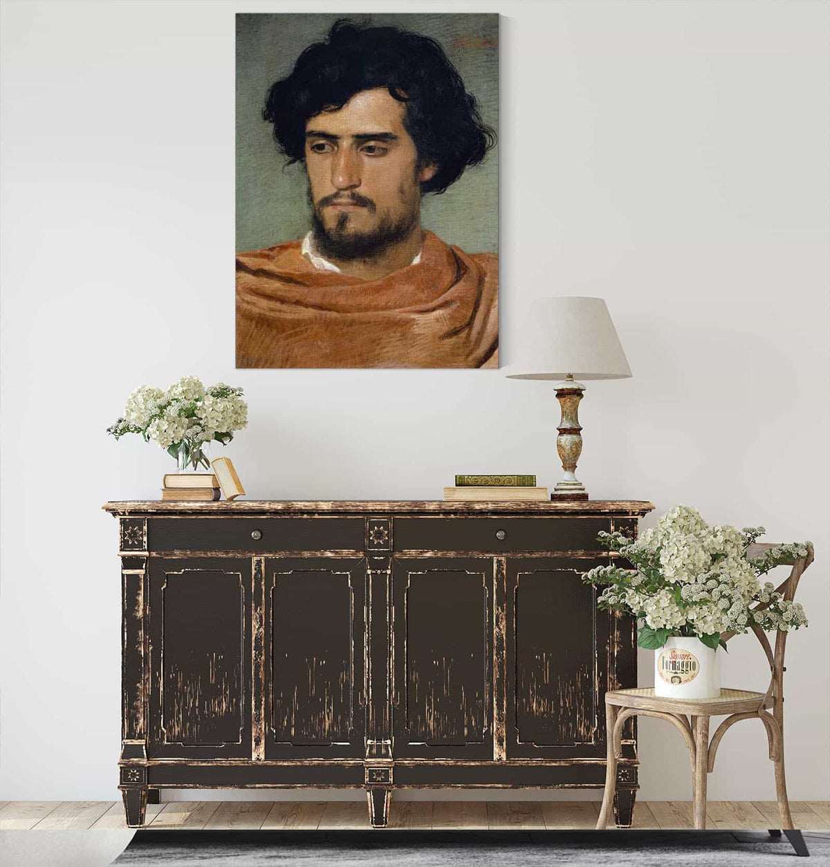 Head Of A Roman by Arnold Bocklin