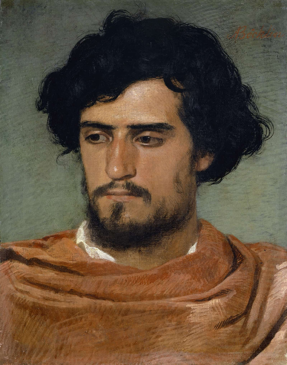 Head Of A Roman by Arnold Bocklin