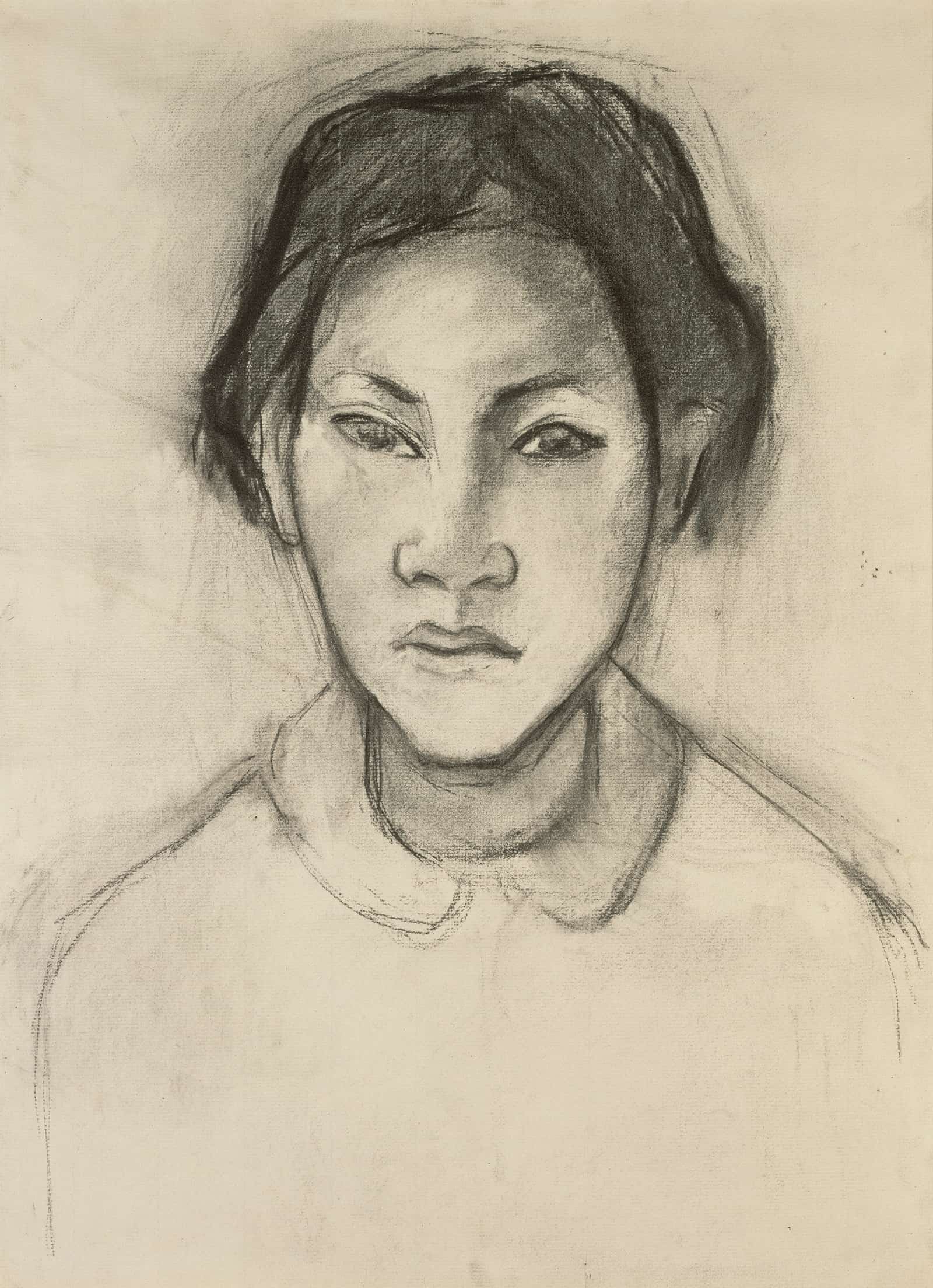 Head Of A Tahitian Woman by Paul Gauguin