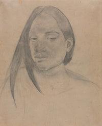 Head Of A Tahitian Woman by Paul Gauguin