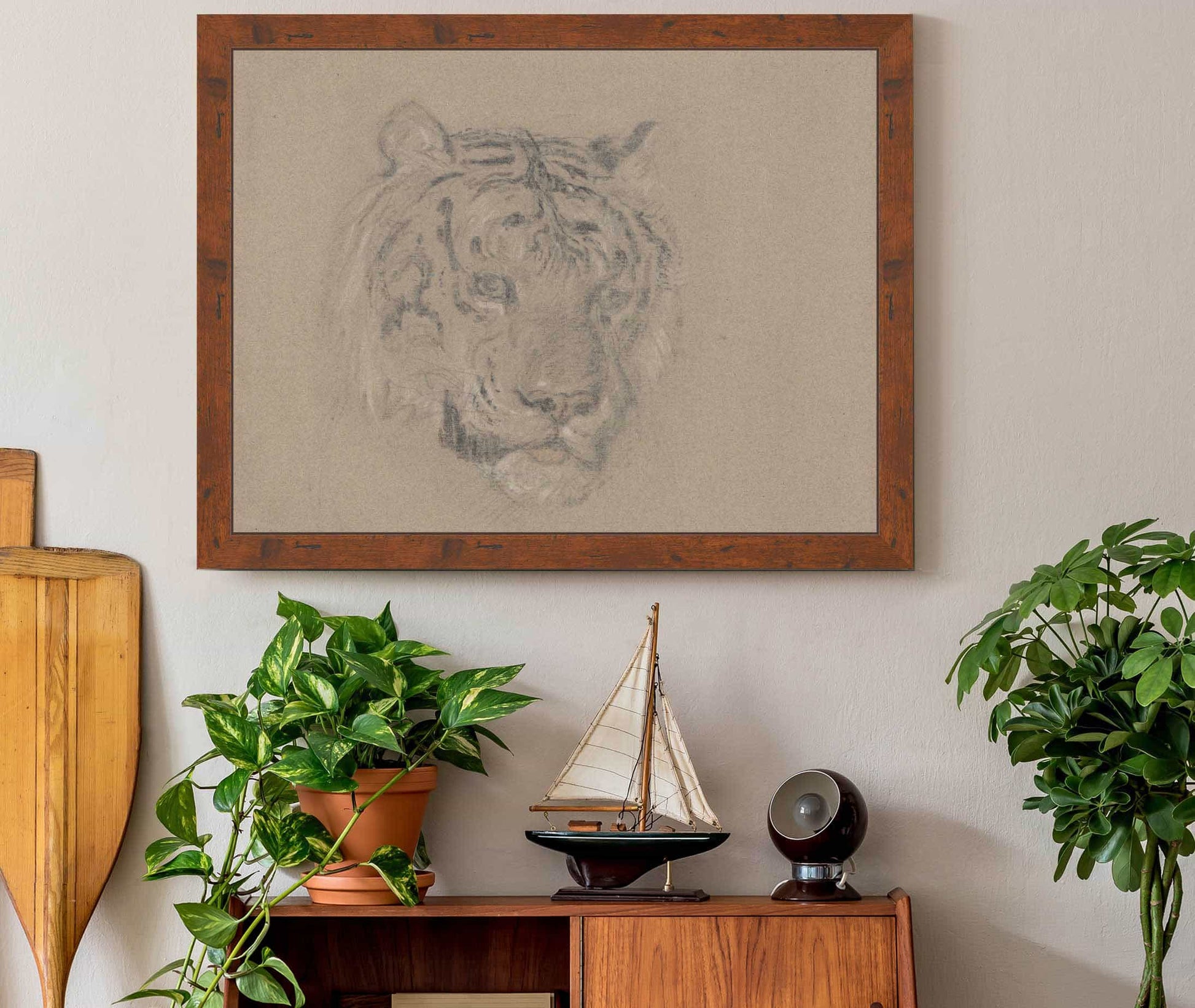 Head Of A Tiger by James Ward
