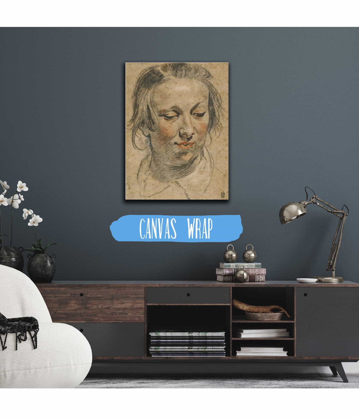 Head Of A Woman by Jacob Jordaens