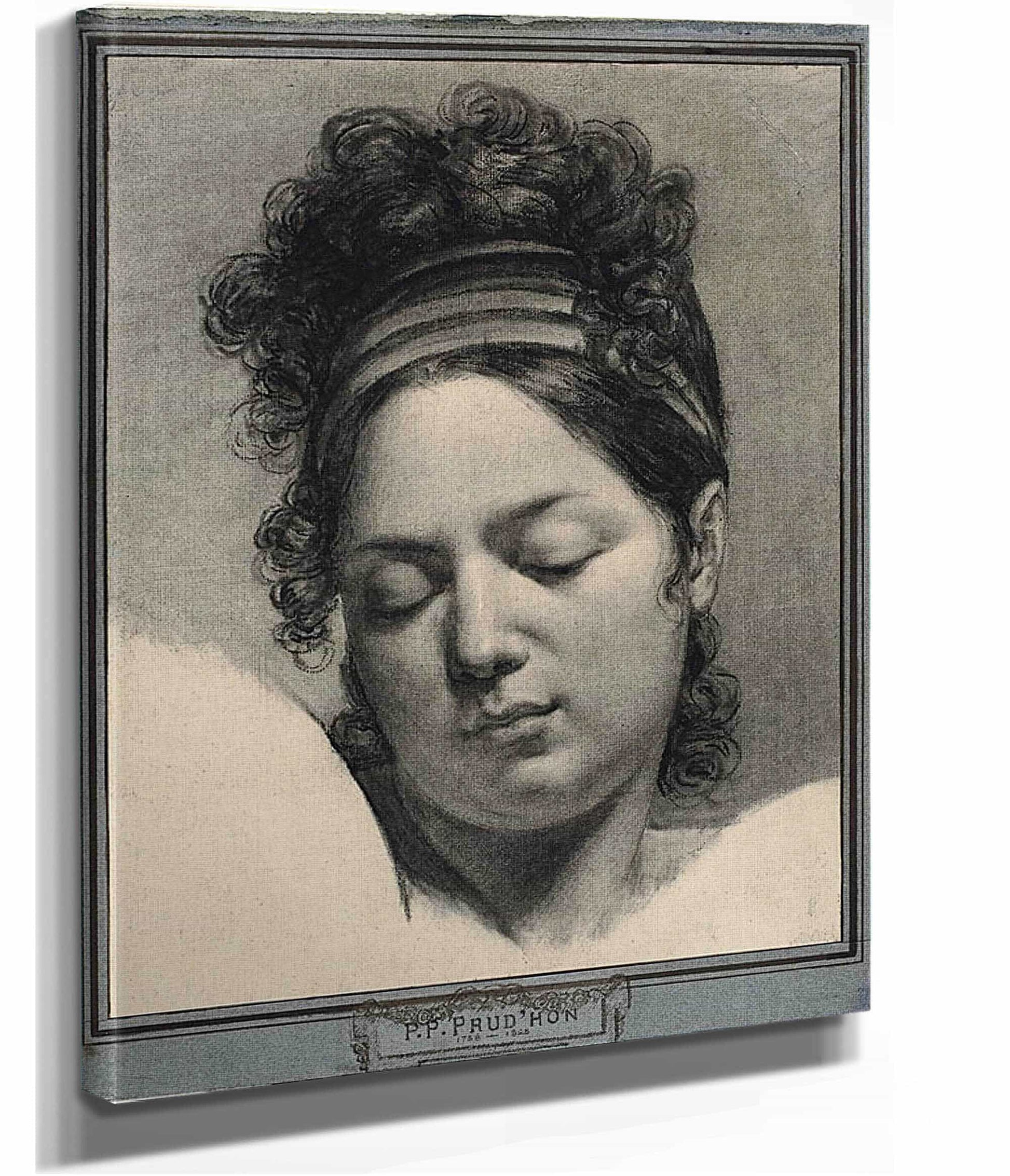 Head Of A Woman   by Pierre Paul Prudhon