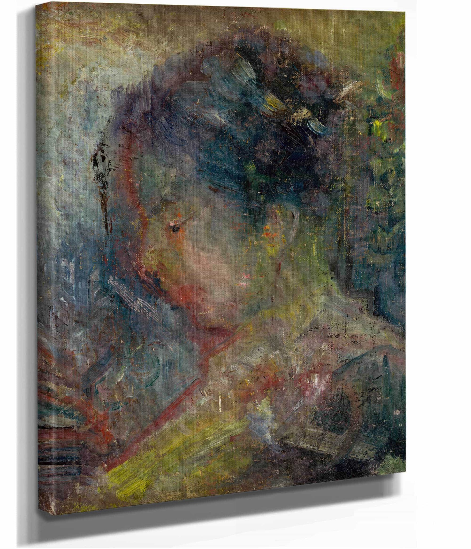 Head Of A Woman In Profile by Arnold Peter Weisz Kubincan