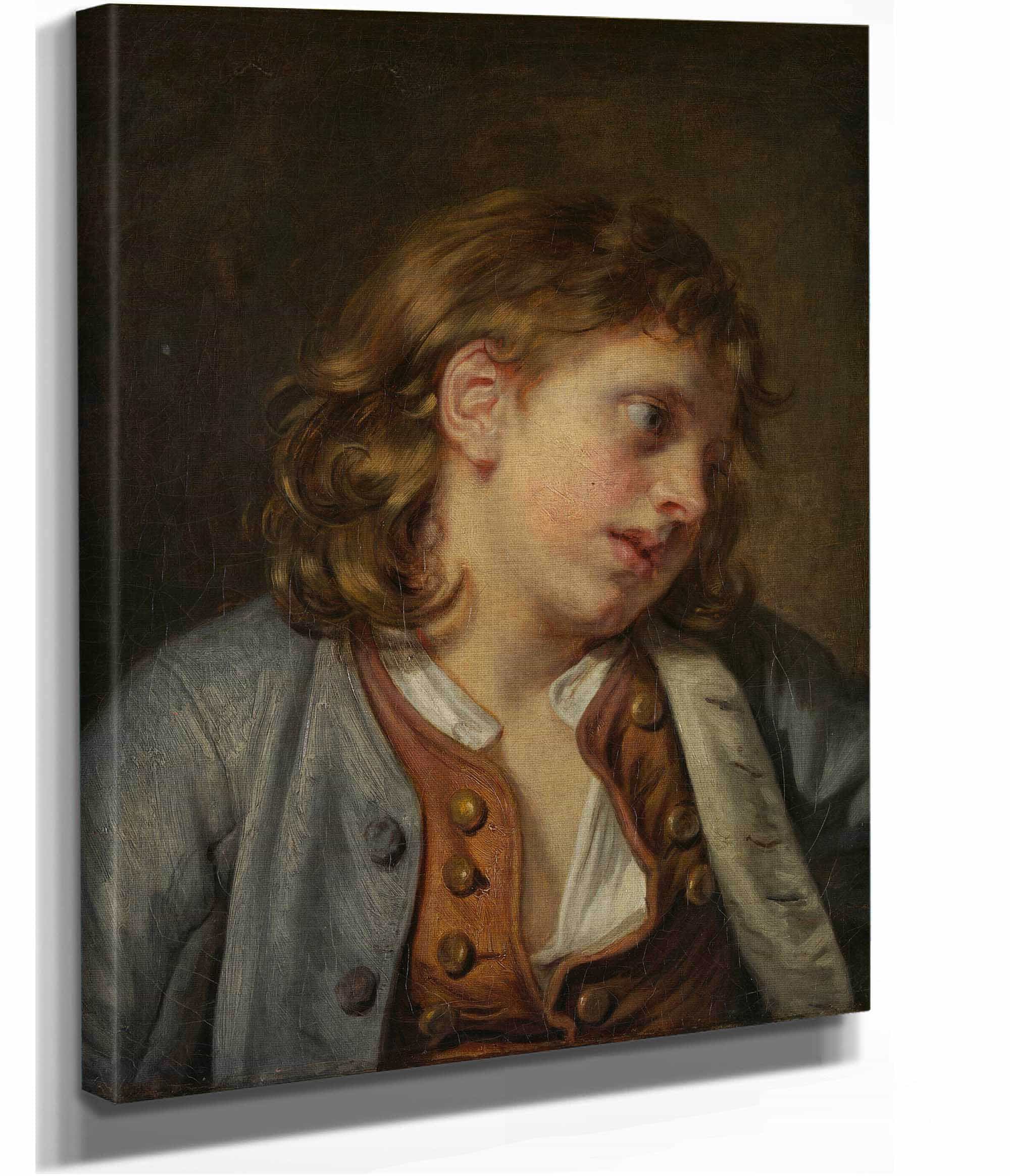 Head Of A Young Boy by Jean Baptiste Greuze
