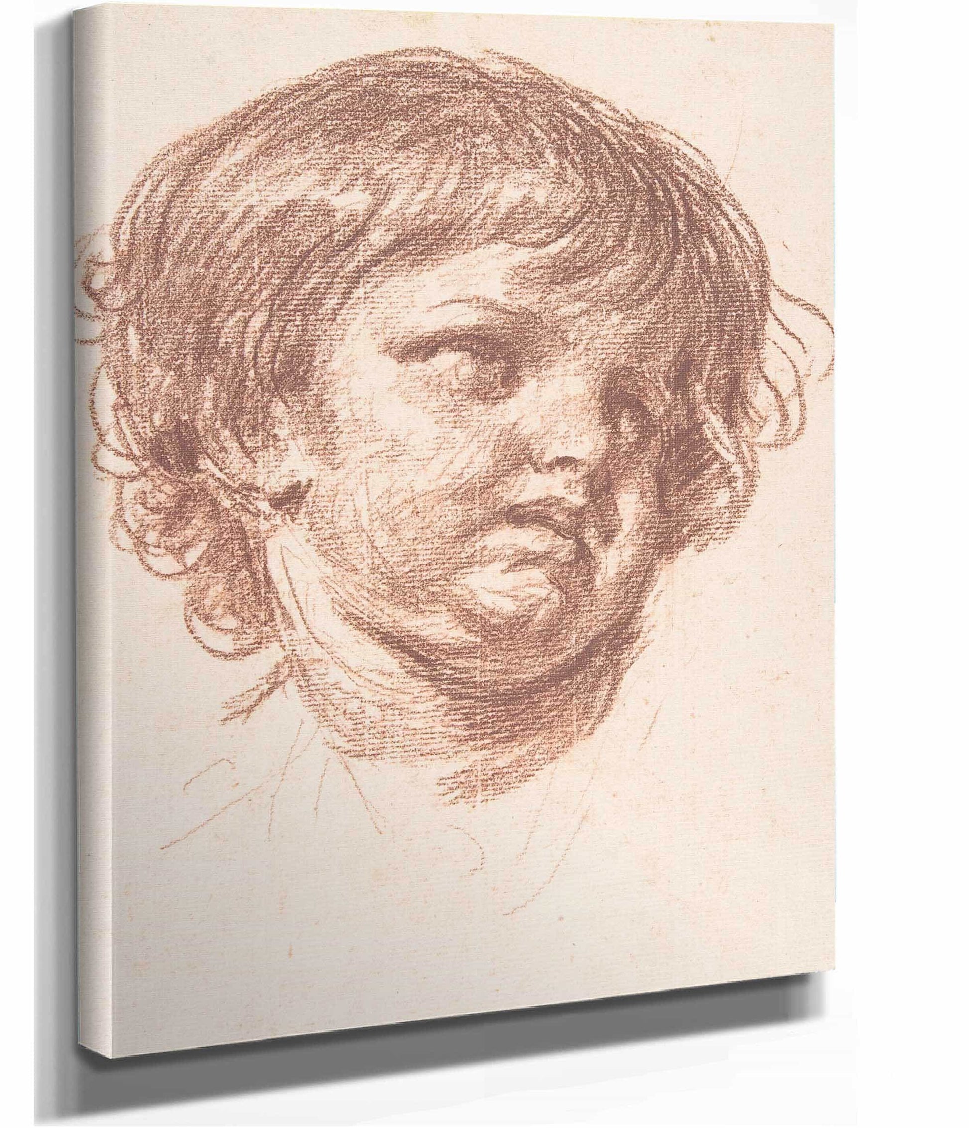 Head Of A Young Boy by Jean Baptiste Greuze