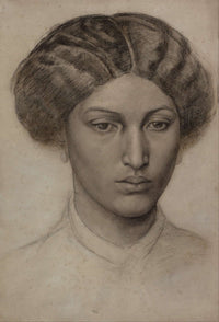 Head Of A Young Woman by Dante Gabriel Rossetti
