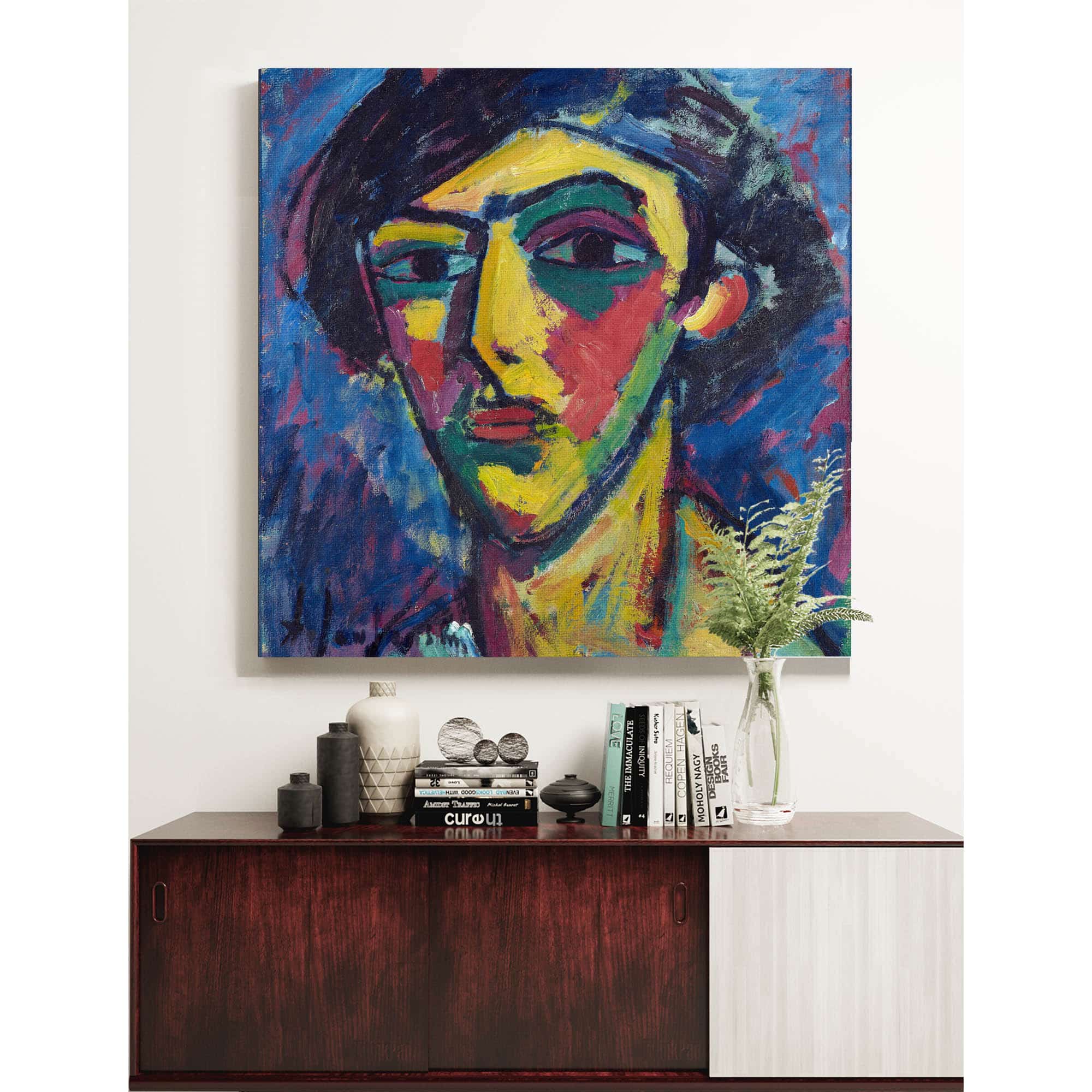 Head Of A Youth by Alexej Von Jawlensky
