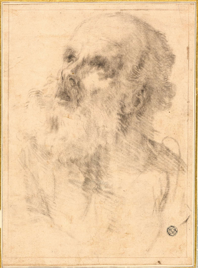 Head Of An Old Man by Bartolome Esteban Murillo
