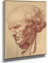 Head Of An Old Man by Jean Baptiste Greuze
