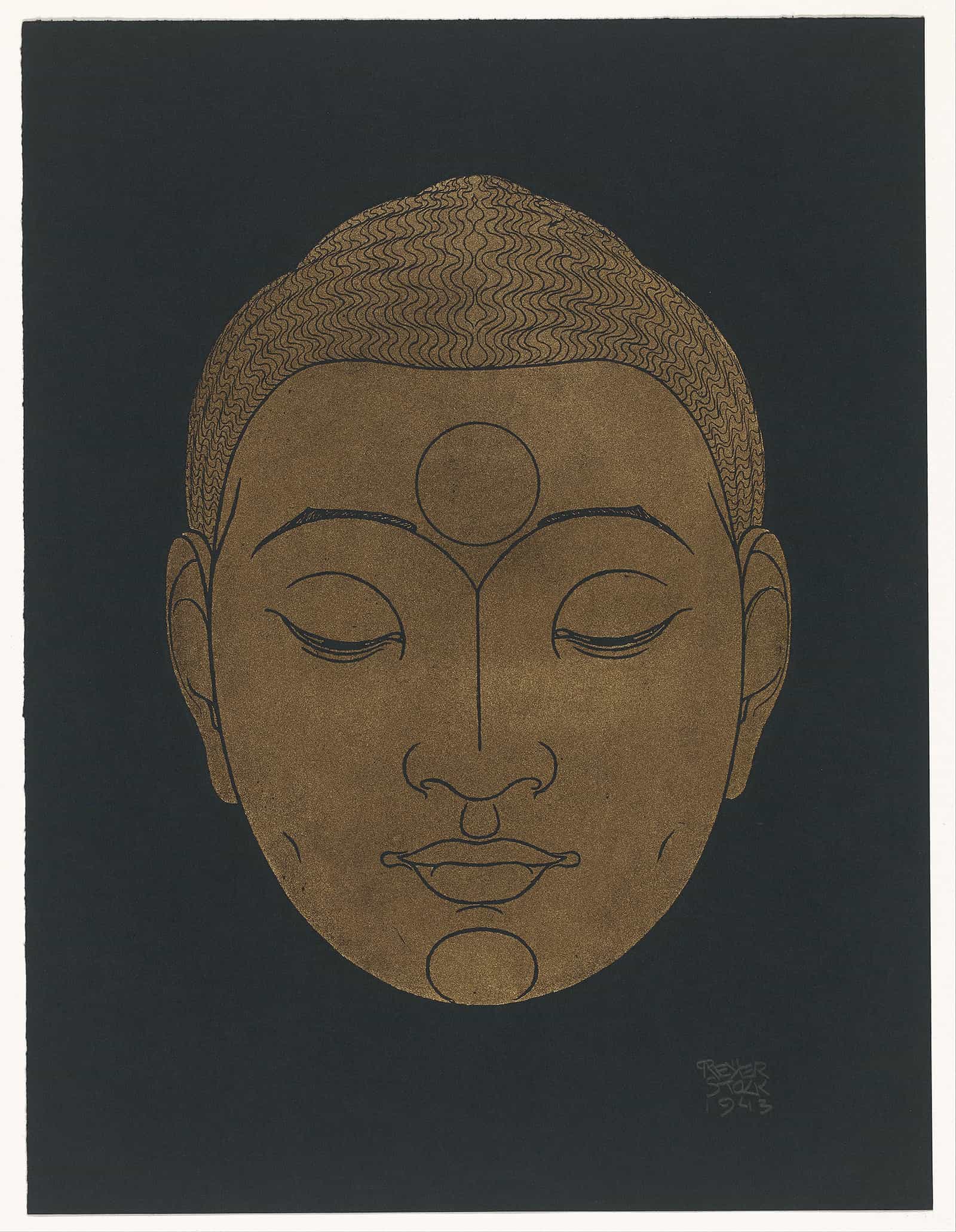 Head Of Buddha by Reijer Stolk