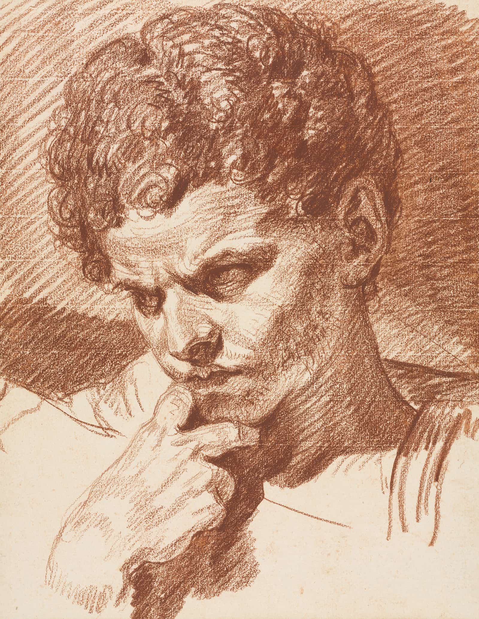 Head Of Caracalla by Jean Baptiste Greuze