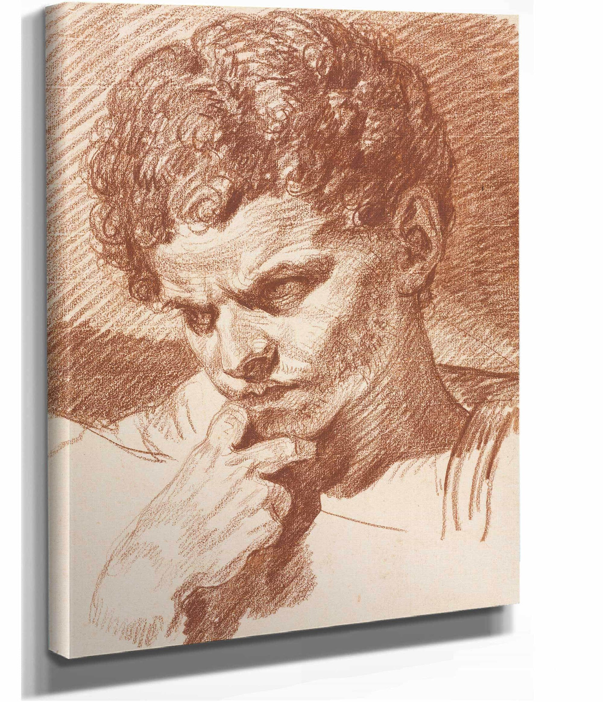 Head Of Caracalla by Jean Baptiste Greuze