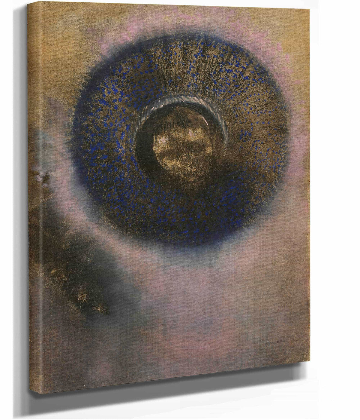 Head Within An Aureole About   by Odilon Redon