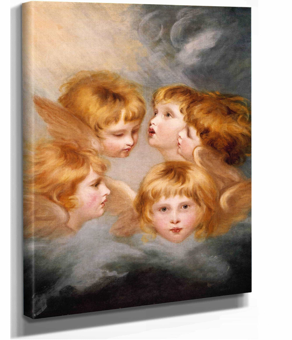 Heads Of Angels Miss Frances Gordon by Sir Joshua Reynolds