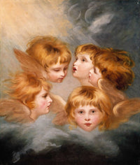Heads Of Angels Miss Frances Gordon by Sir Joshua Reynolds