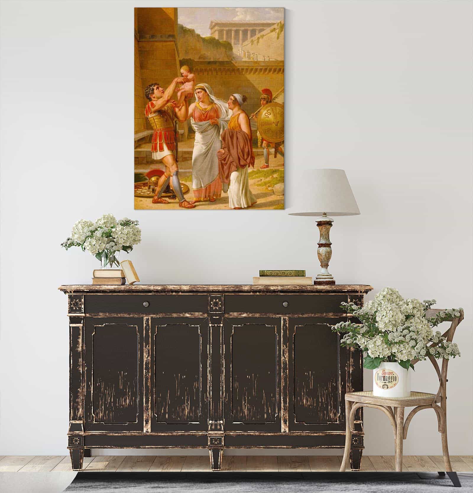 Hectors Farewell To Andromache by Christoffer Wilhelm Eckersberg