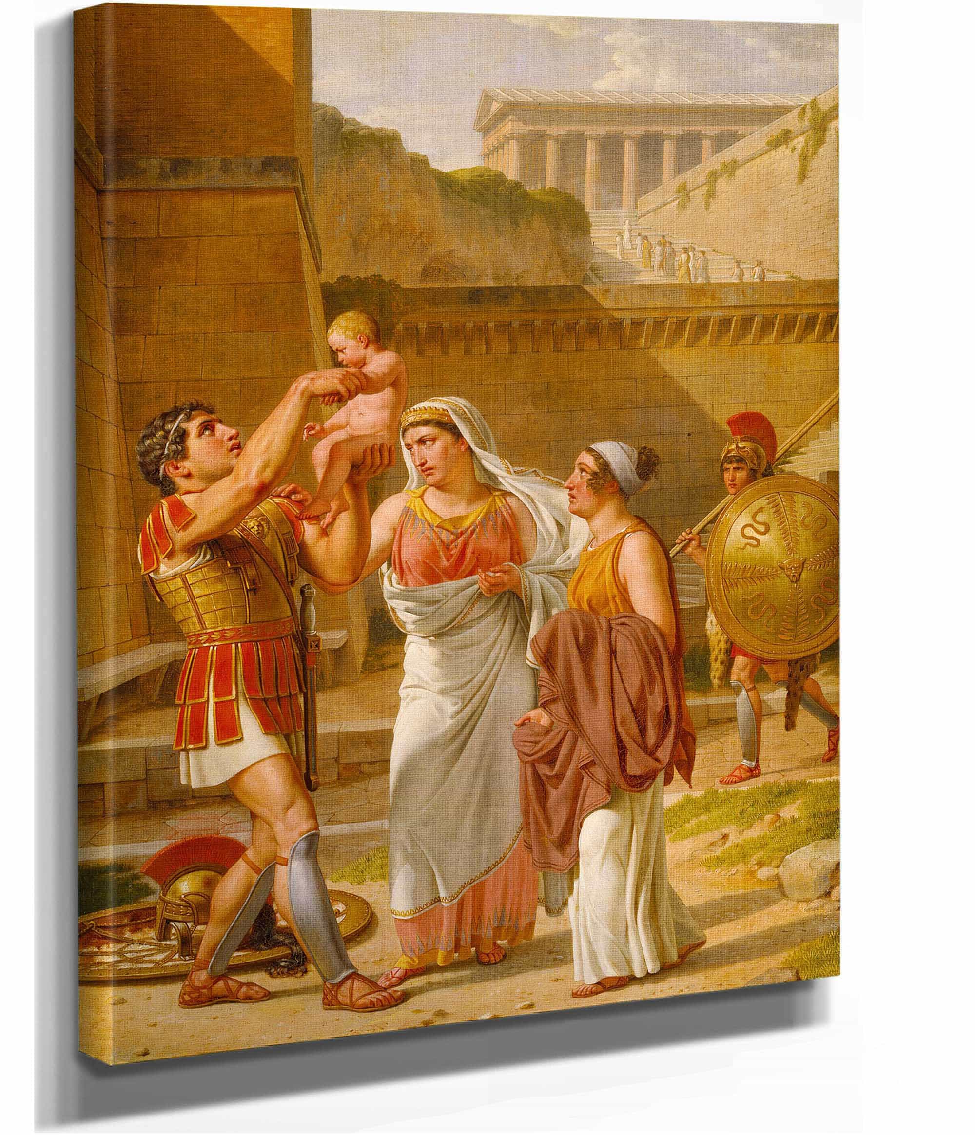 Hectors Farewell To Andromache by Christoffer Wilhelm Eckersberg