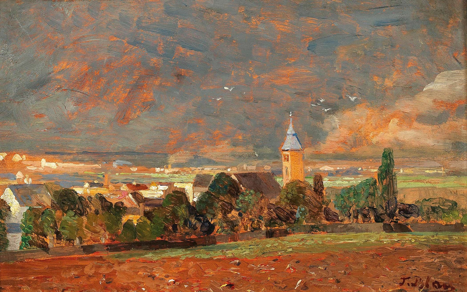 Heiligenstadt Study by Tina Blau