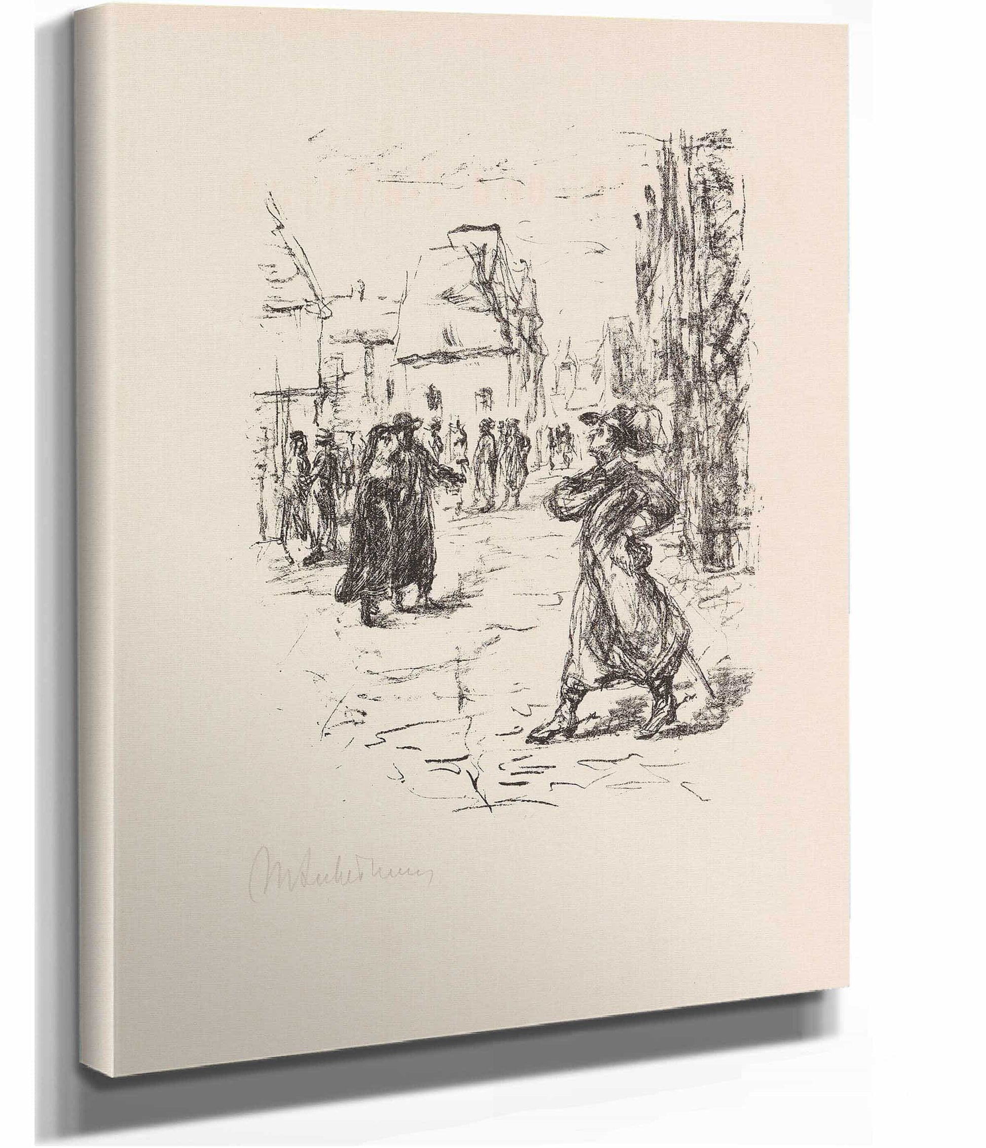 Heine Rabbi Von Bacherach by Max Liebermann