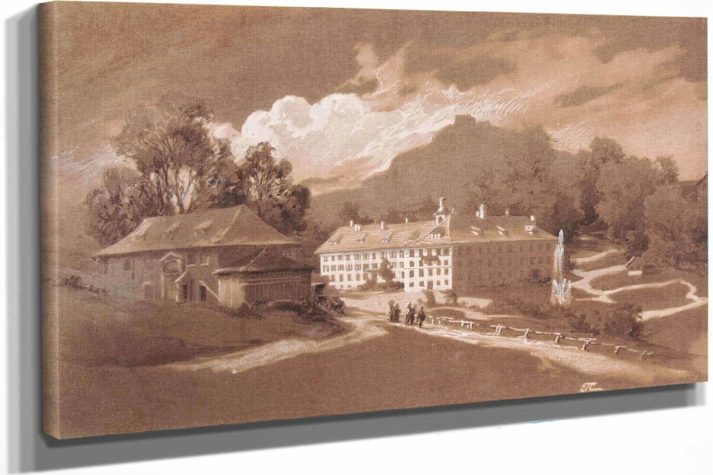 Heinrichsbad In Herisau by Edward Theodore Compton