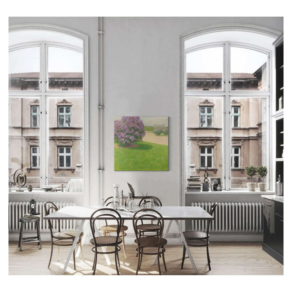 Heldenplatz Mit Flieder by Carl Moll