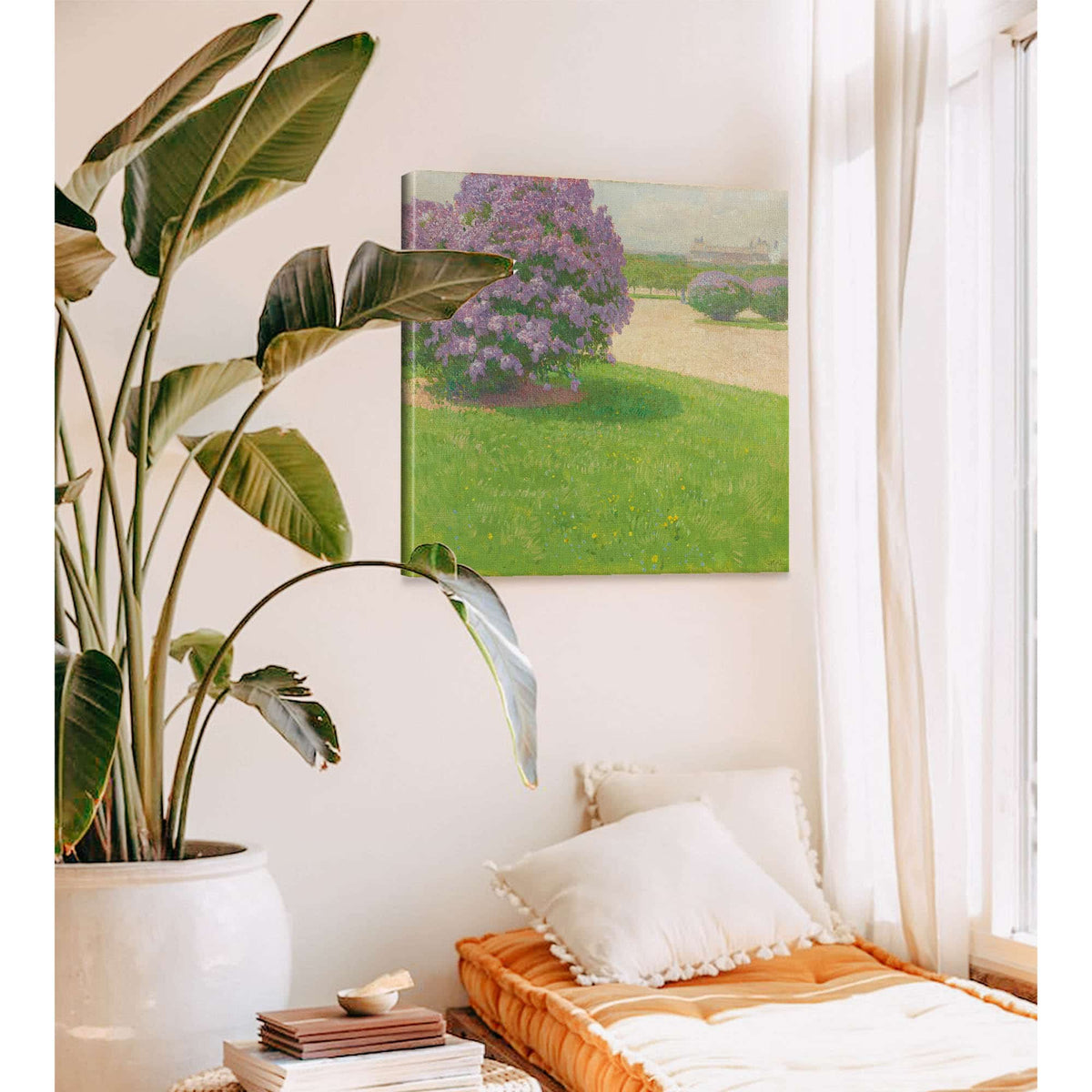 Heldenplatz Mit Flieder by Carl Moll