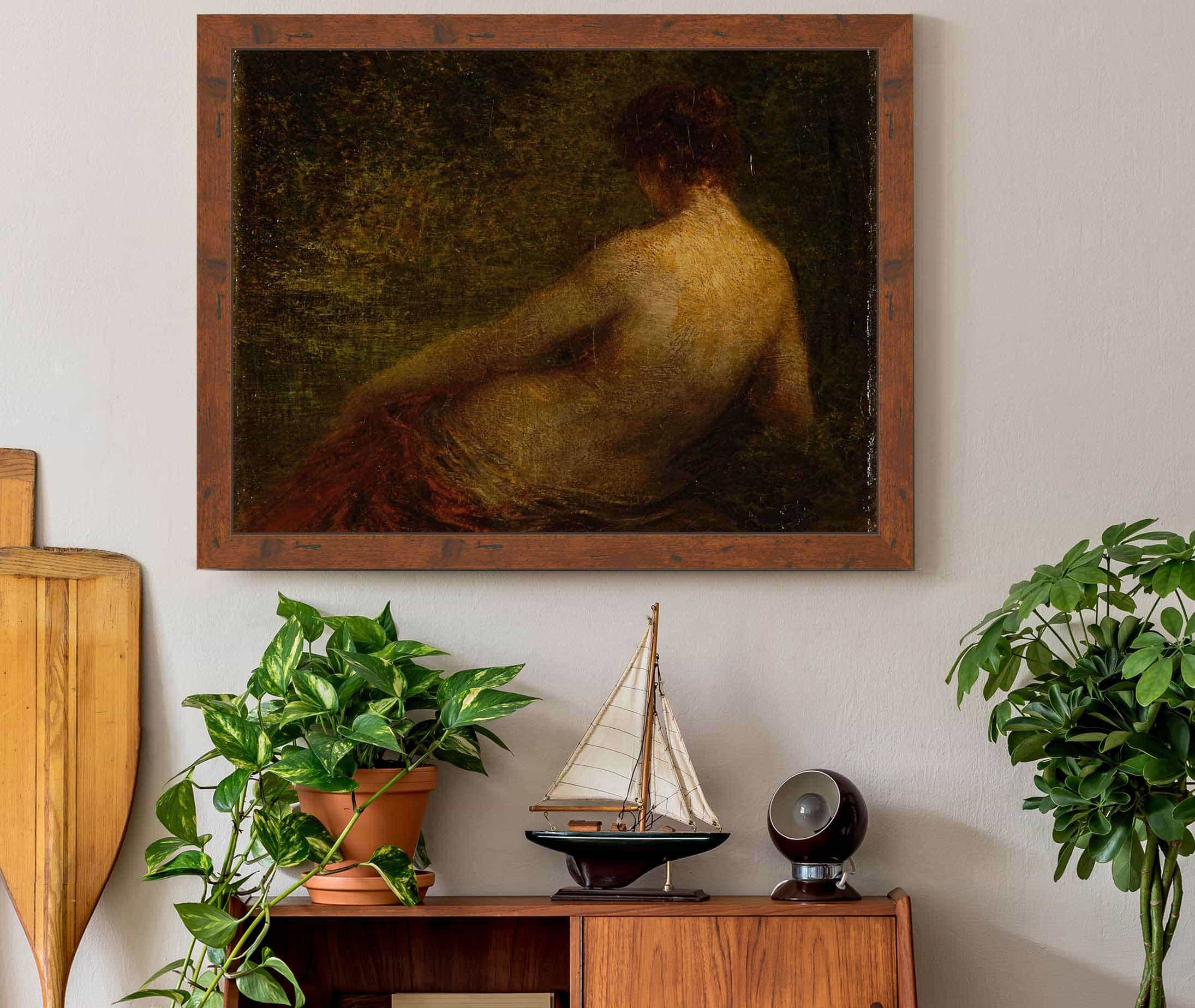 Femme Nue De Dos by Henri Fantin Latour Print from Truly Art