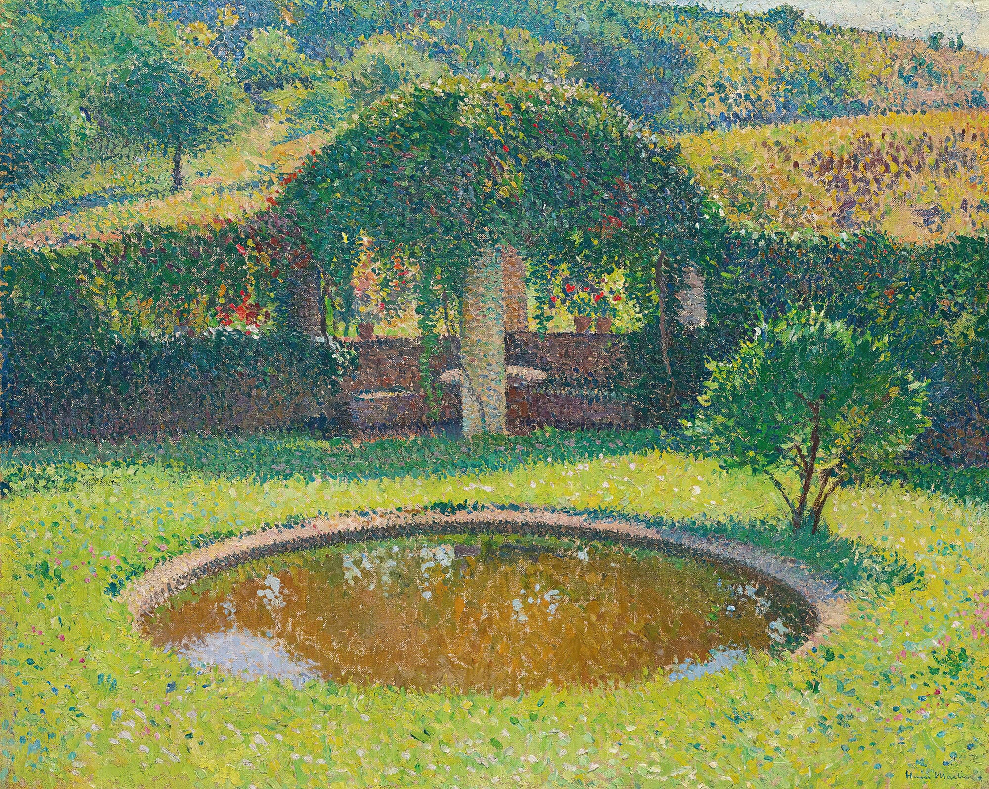 Bassin Et Tonnelle Sud Ouest Du Parc De Marquayrol by Henri Martin ...