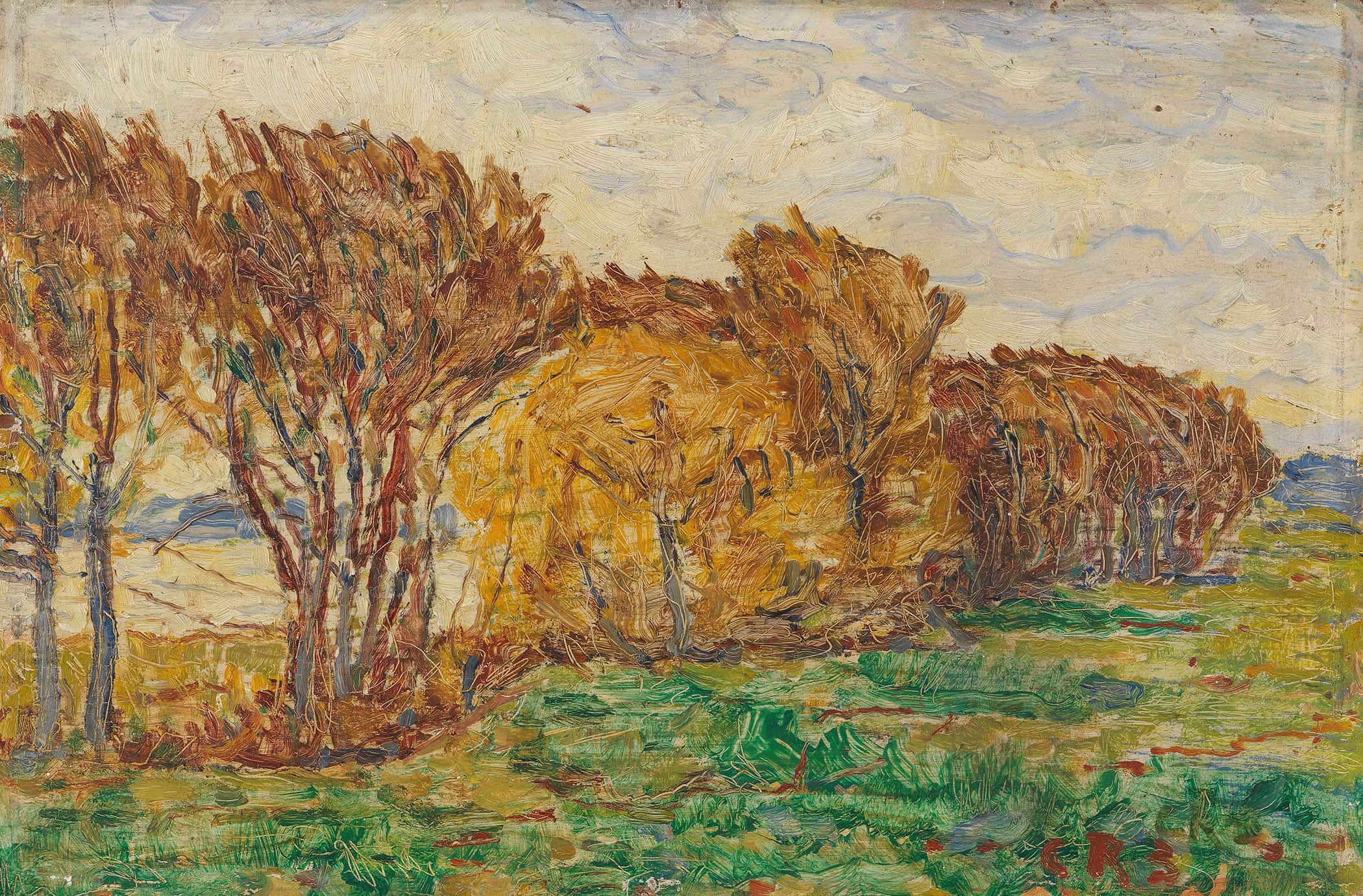 Herbstlandschaft by Christian Rohlfs