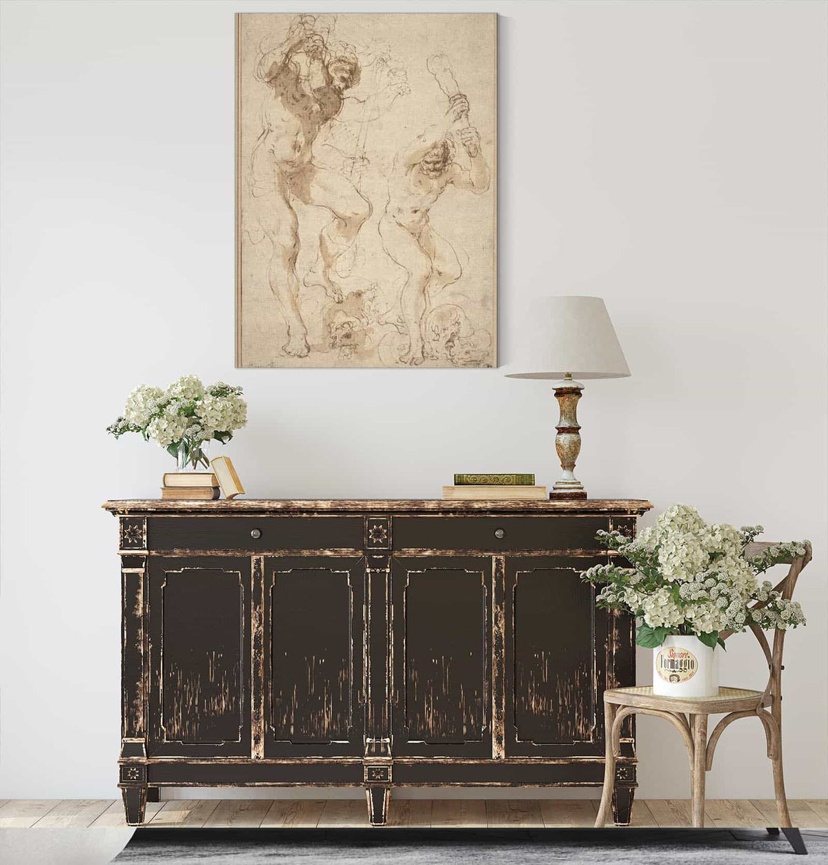 Hercules Slaying The Hydra by Guercino