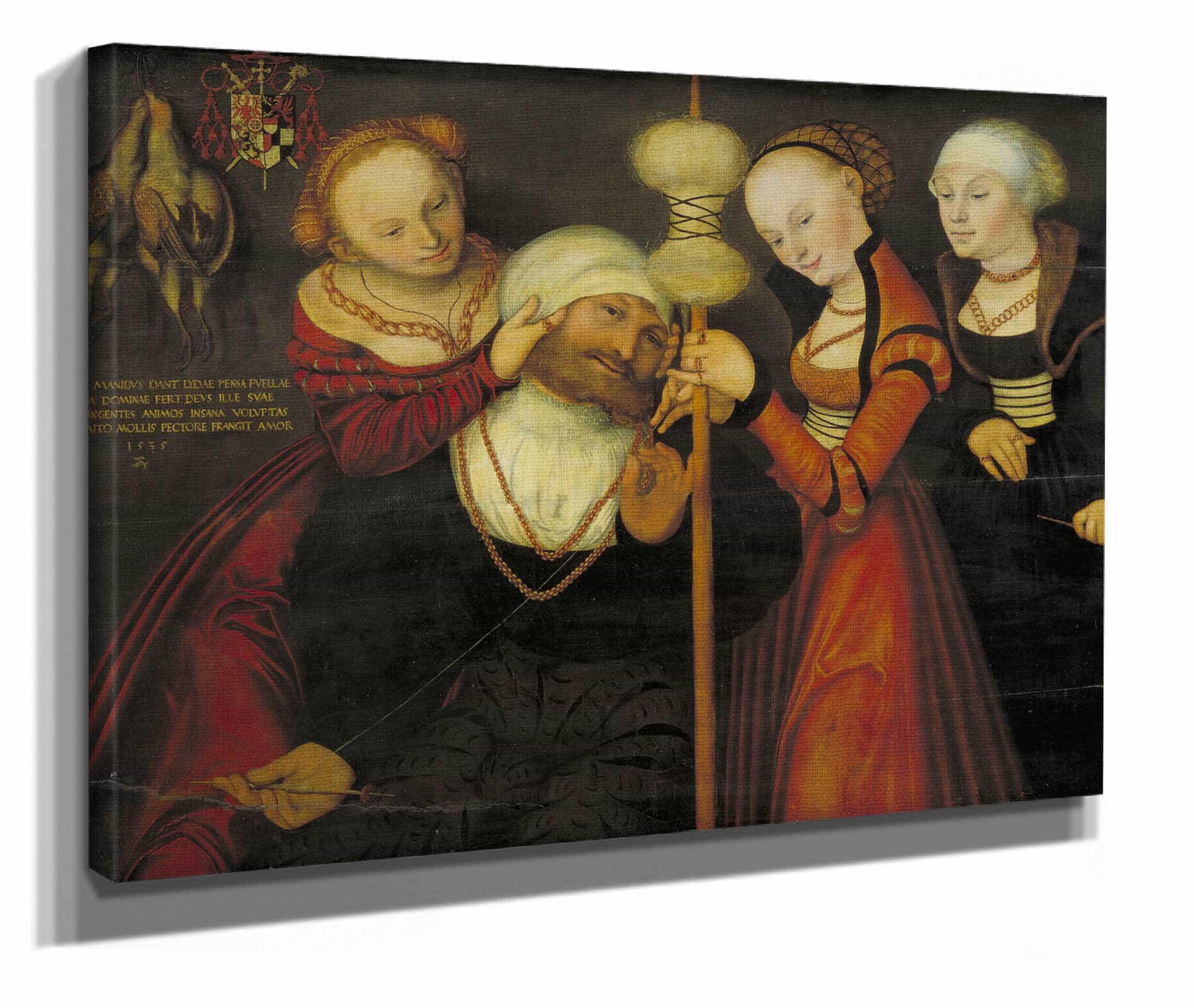 Hercules With Omphale by Lucas Cranach The Elder