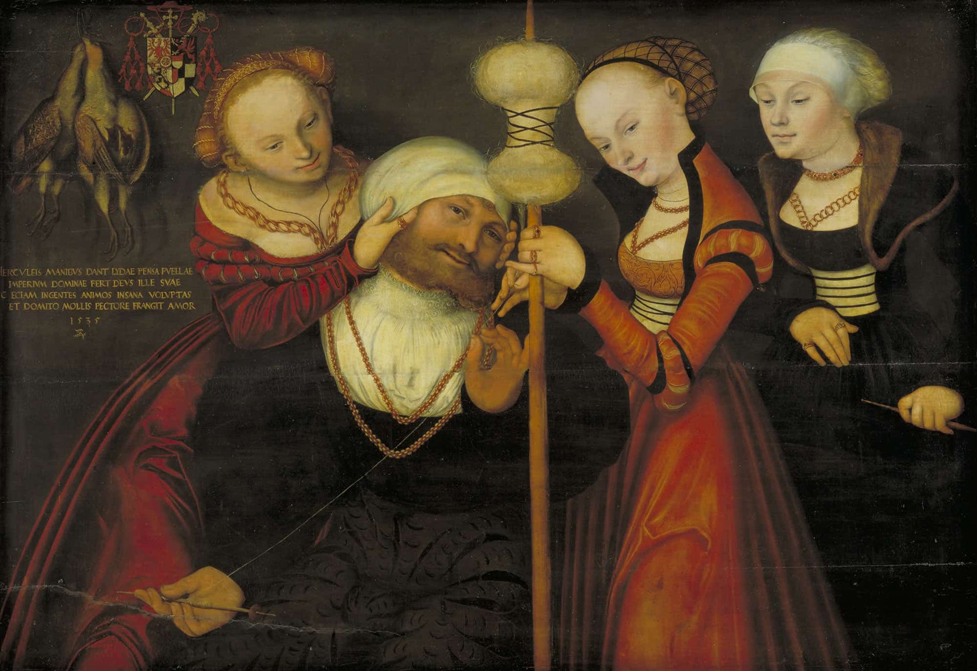 Hercules With Omphale by Lucas Cranach The Elder