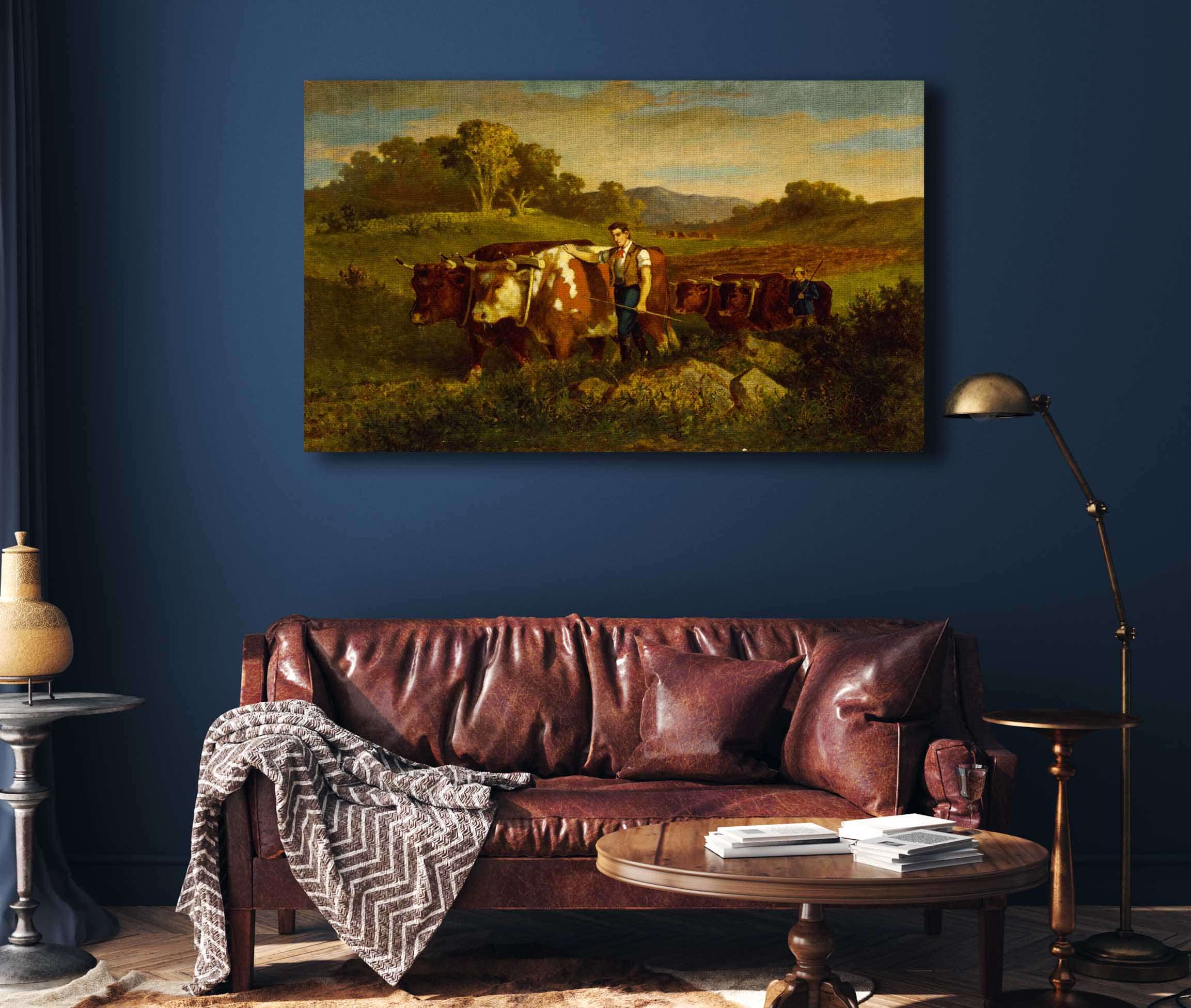 Herdsmen With Cows by Edward Mitchell Bannister