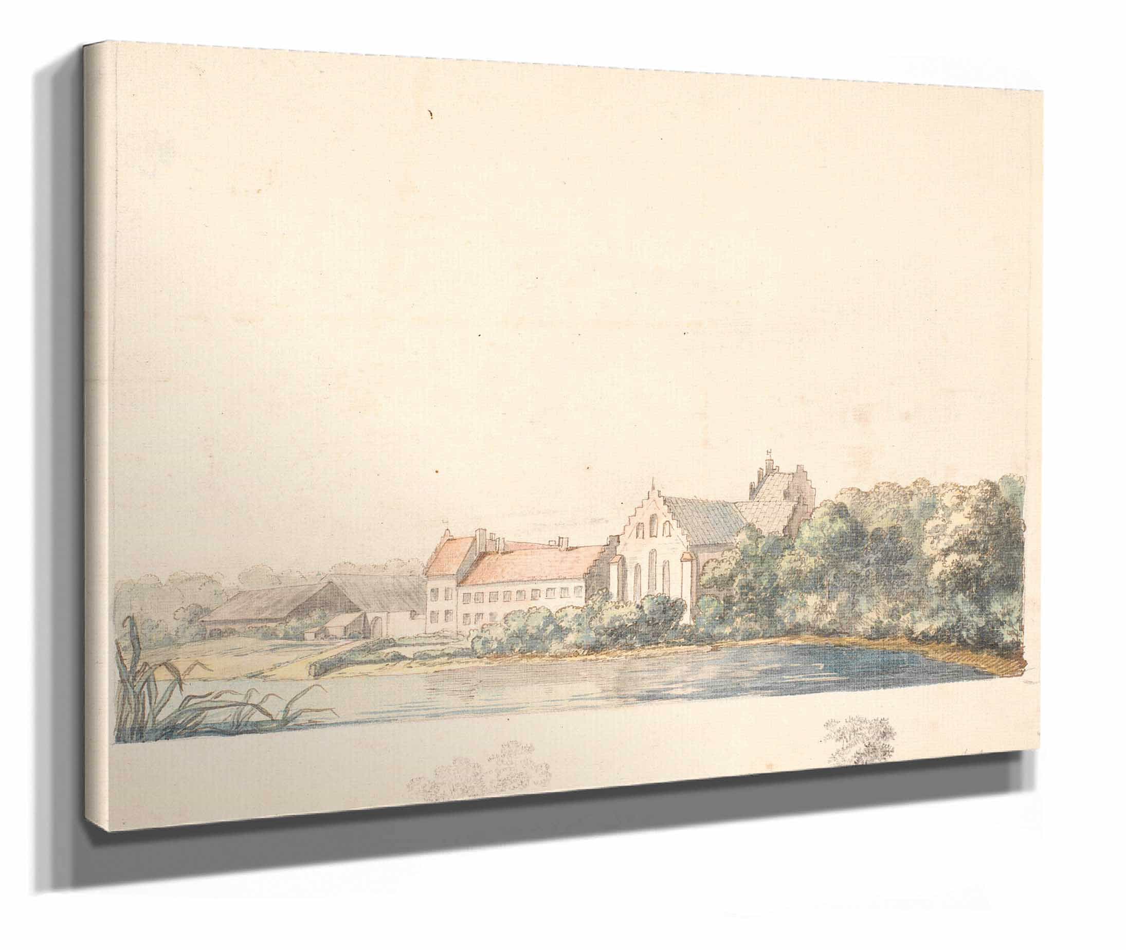 Herlufsholm Kirke Ved Susaen by Jens Juel