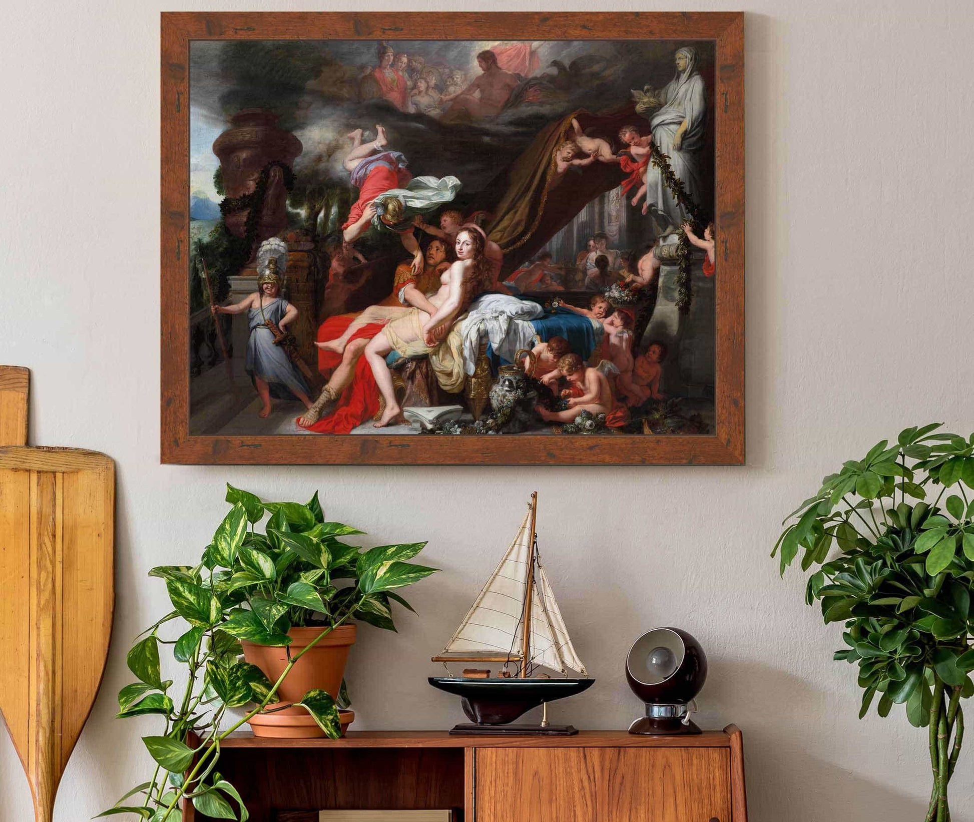 Hermes Ordering Calypso To Release Odysseus by Gerard De Lairesse