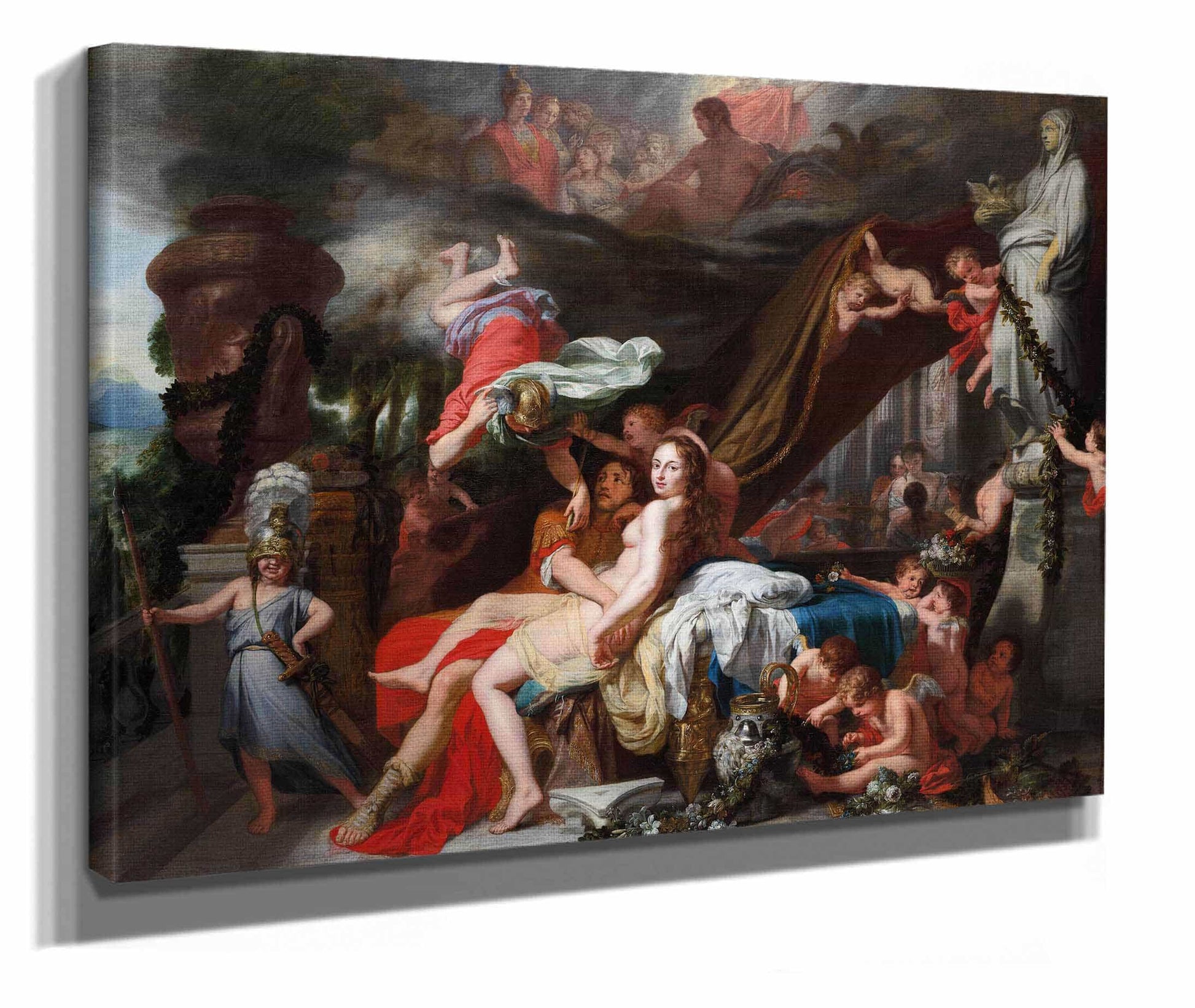Hermes Ordering Calypso To Release Odysseus by Gerard De Lairesse