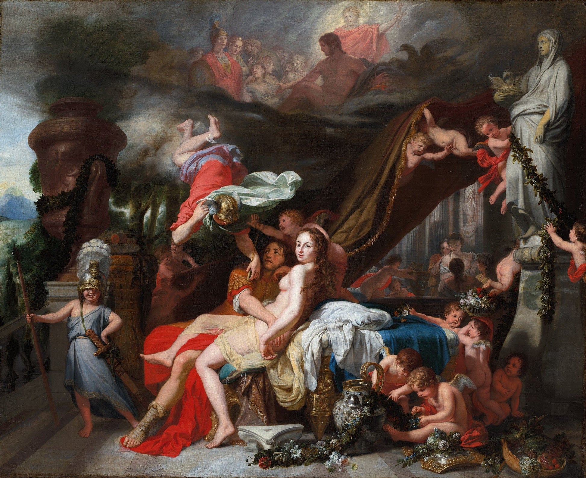 Hermes Ordering Calypso To Release Odysseus by Gerard De Lairesse