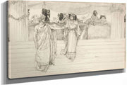 Hermione Entreats Polixenes Act I Scene Ii The Winters Tale by Edwin Austin Abbey