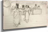 Hermione Entreats Polixenes Act I Scene Ii The Winters Tale by Edwin Austin Abbey