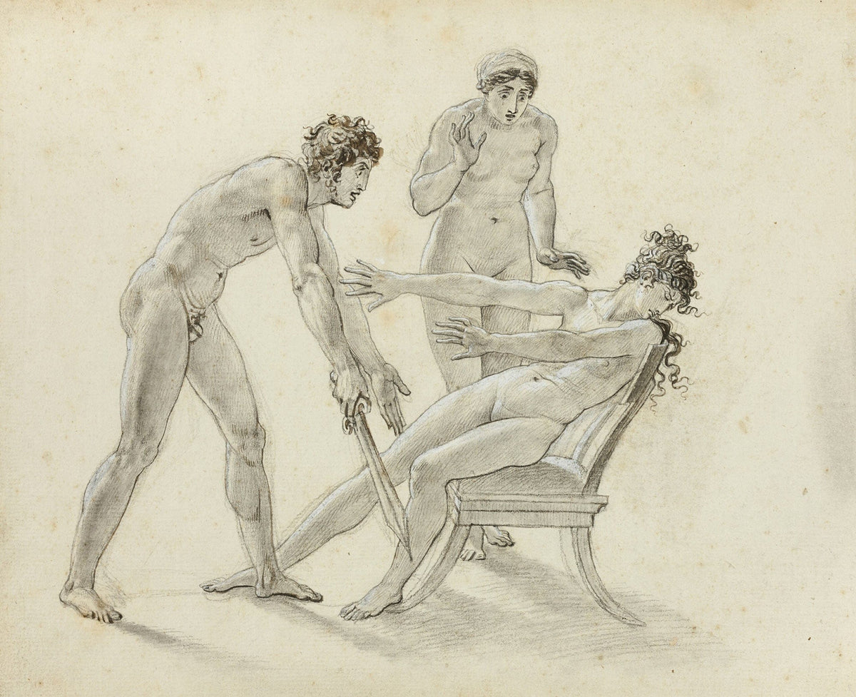 Hermione Rejecting Orestes by Anne Louis Girodet Trioson