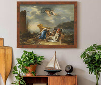 Hero And Leander by Salvator Rosa