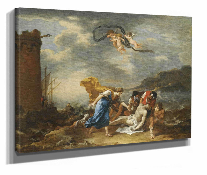 Hero And Leander by Salvator Rosa