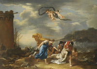 Hero And Leander by Salvator Rosa