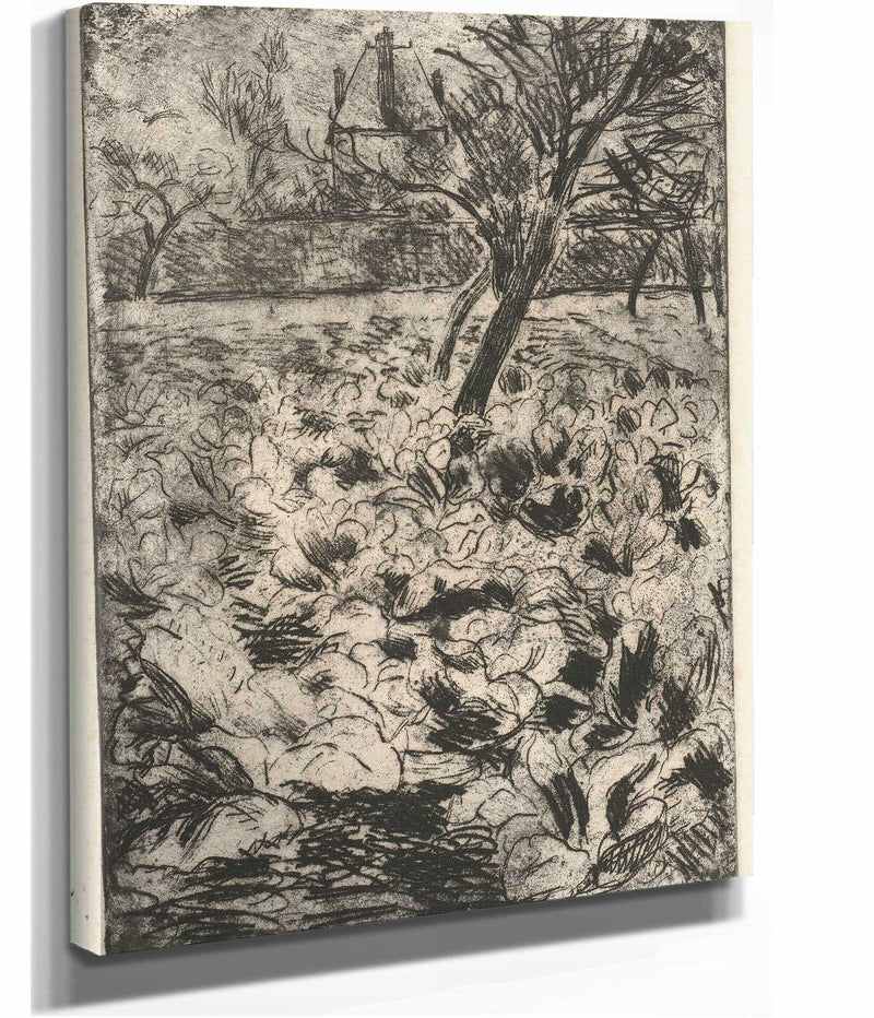 Het Knollenveld by Camille Pissarro