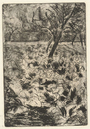 Het Knollenveld by Camille Pissarro