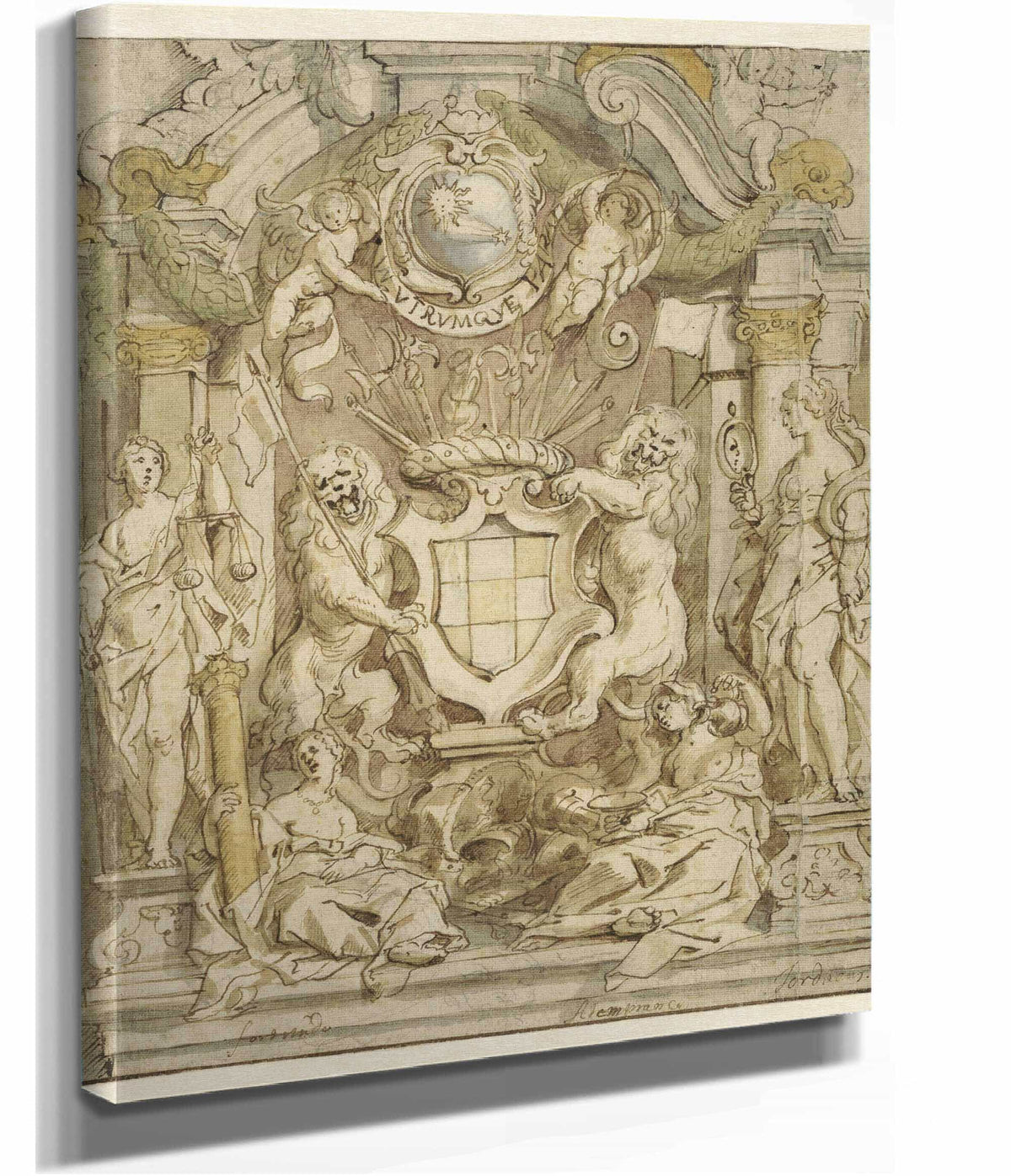 Het Wapen Van Van Der Linden  by Jacob Jordaens